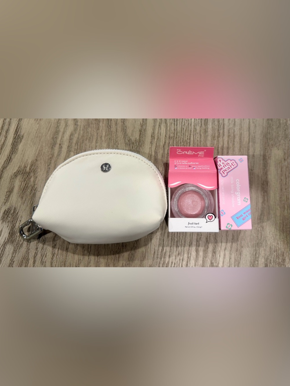 Lululemon Pouch, Colorgram & Cremeshop Bundle